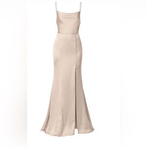 Amsale - Chloe Dress - Champagne - Size 6 (unaltered)